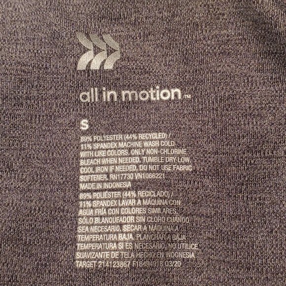 Target All In Motion NWT Zip Front Jacket Women’s Small Charcoal Heather - Picture 7 of 13